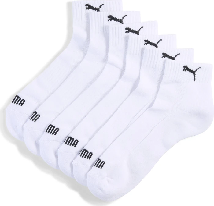 Puma Cushioned Quarter Socken, 3 Paare