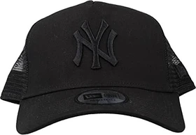 New Era 9FORTY New York Yankees A-Frame Trucker Kappe schwarz
