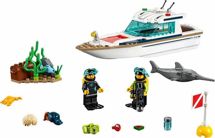 LEGO City Starke Fahrzeuge - Tauchyacht
