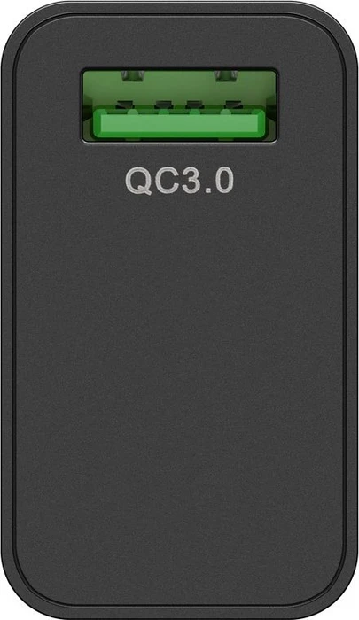 Wentronic Goobay USB-Schnellladegerät QC 3.0 18W schwarz