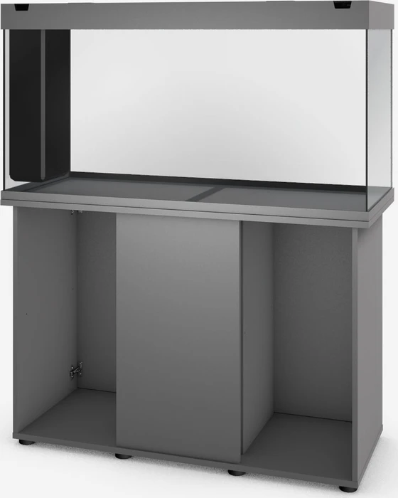 Juwel Rio 350 LED Aquarium-Set mit Unterschrank, grau/grau, 350l