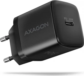 Axagon ACU-PD30 PD3.0 & QC4+ 1x OUTPUT Wall Charger 30W schwarz