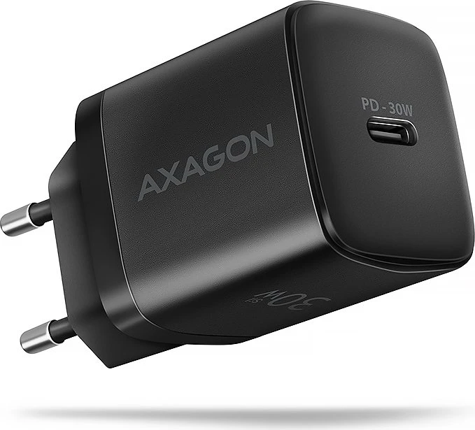 Axagon ACU-PD30 PD3.0 & QC4+ 1x OUTPUT Wall Charger 30W schwarz