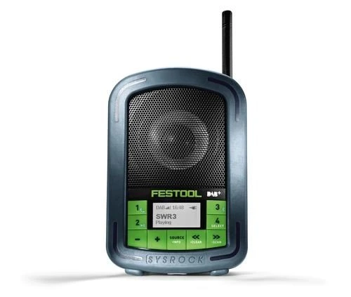 Festool BR 10 DAB+ Sysrock Akku-/Elektro-Baustellenradio solo inkl. Tasche