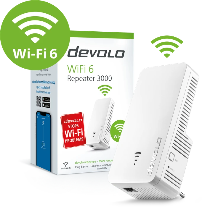 devolo WiFi 6 Repeater 3000