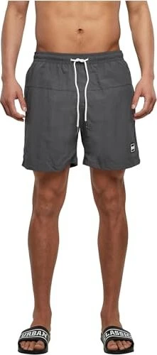 Urban Classics Block Badeshorts dark shadow (Herren)