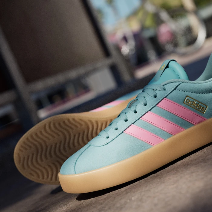adidas VL Court 3.0 mint ton/bliss pink/gold metallic (Damen)