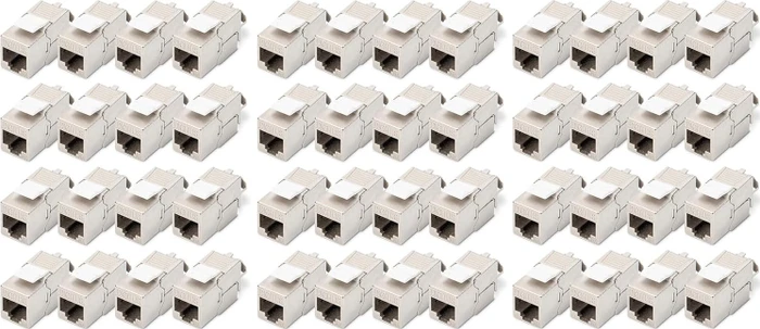 Digitus Keystone Modul RJ-45 Buchse via Verlegekabel Cat6a, 48er-Pack