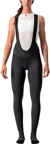 Castelli Meno Wind Bibtight Fahrradhose lang schwarz (Damen)