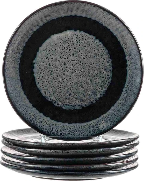 Leonardo Matera Teller 23cm anthrazit, 6 Stück (018555)