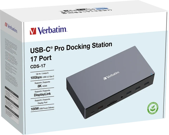 Verbatim USB-C Pro Docking Station CDS-17, USB-C 3.1 [Buchse]