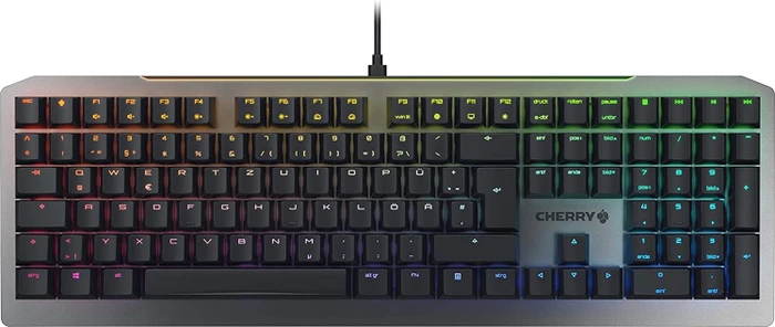 Cherry MV 3.0, LEDs RGB, grau/schwarz, Cherry VIOLA, USB, DE