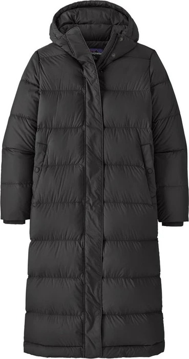 Patagonia Silent Down Long Funktionsmantel schwarz (Damen)