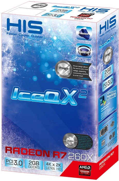 HIS Radeon R7 260X iPower IceQ X², 2GB GDDR5, 2x DVI, HDMI, DP