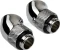 Corsair Hydro X Series XF Hardline, Winkeladapter 45° G1/4", chrome, 2er-Pack Vorschaubild