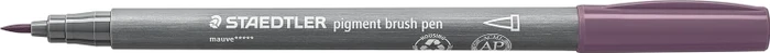 Staedtler pigment brush pen 371 malve, 10er-Pack