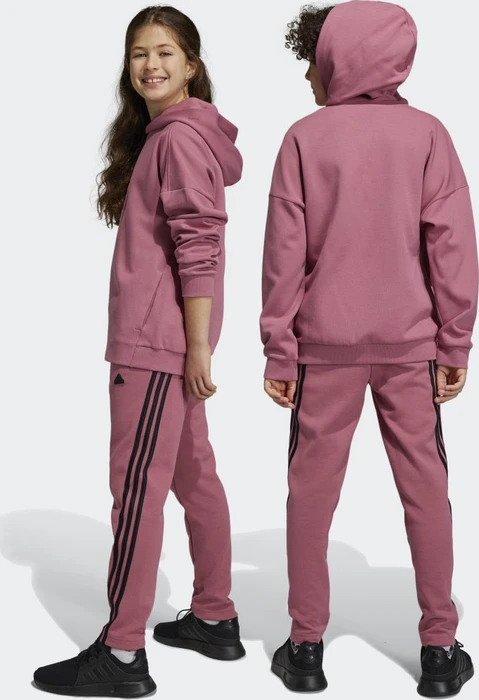 adidas Future Icons 3-Streifen Ankle-Length Trainingshose lang pink strata/black (Junior)