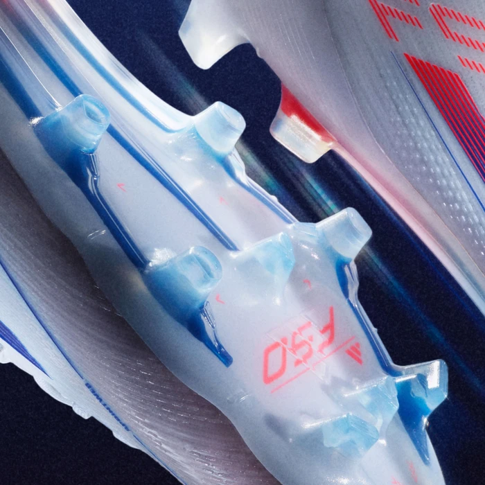 adidas F50 Elite Mid-Cut FG cloud white/lucid blue/solar red (Damen)