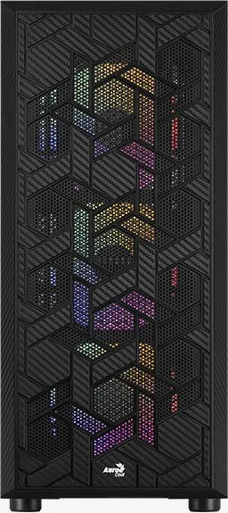 AeroCool Hive FRGB, inkl. 4x Lüfter, Glasfenster