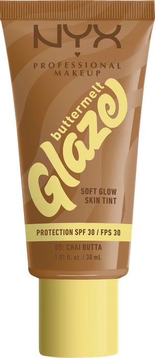 NYX Buttermelt Glaze Soft Glow Skin Tint 05 chai butta LSF30, 30ml