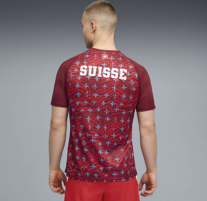Puma FIFA WM 2026 Schweiz Aufwärmtrikot kurzarm team regal red/puma white (Herren)