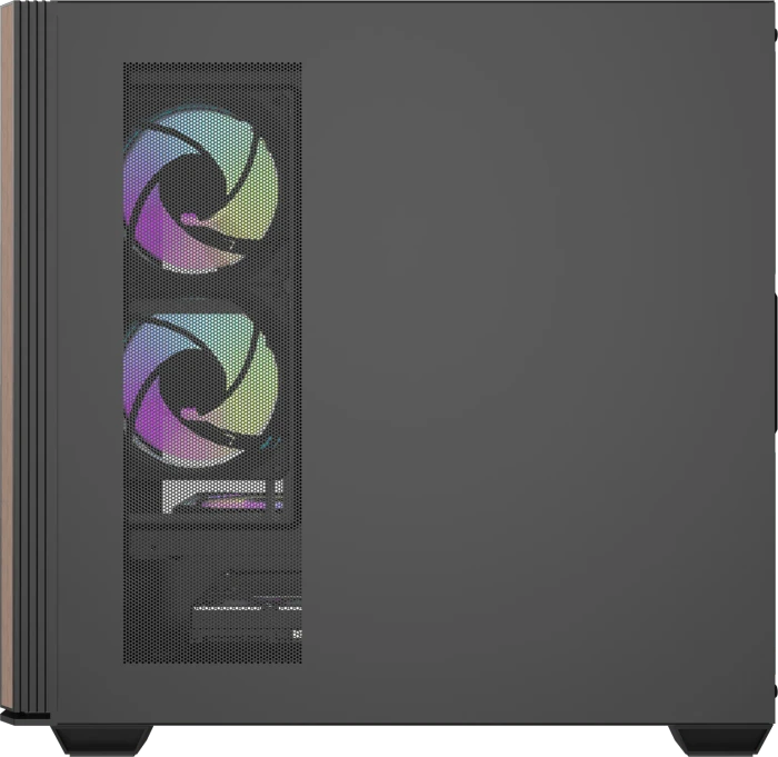 DarkFlash DS900WS Black, USB-C, Glasfenster