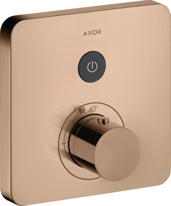 Hansgrohe ShowerSelect Thermostat Unterputz softsquare 1 Verbraucher polished red gold