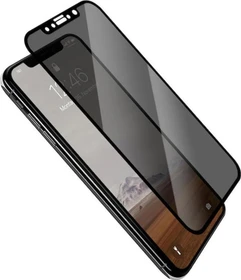 Woodcessories Panzerglas 3D Privacy für Apple iPhone XS Max schwarz