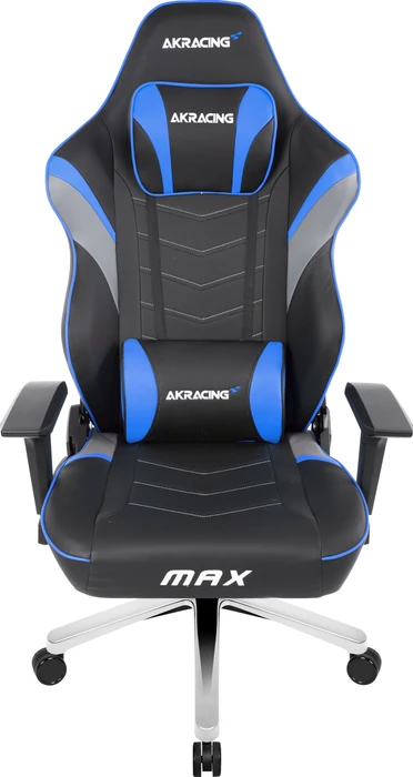 AKRacing Master Max Gamingstuhl, schwarz/grau/blau