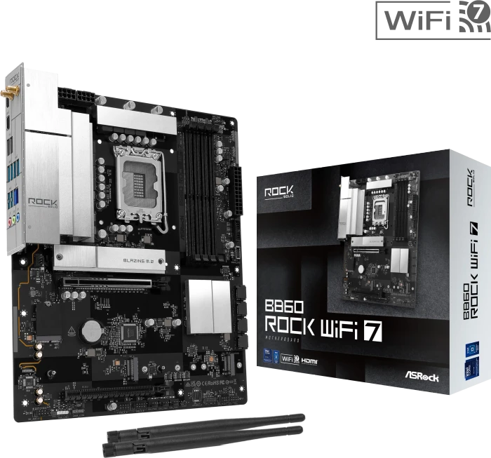 ASRock B860 Rock WiFi 7 (Intel 1851)