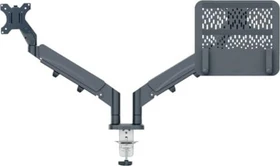 Leitz Ergo Dual Monitorarm mit Laptophalter