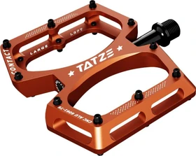 Tatze Contact CNC Small Kombipedale orange