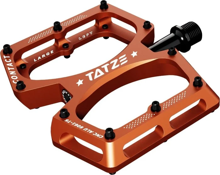 Tatze Contact CNC Small Kombipedale orange