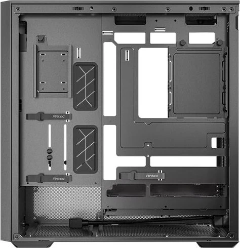 Antec Flux Rear, schwarz/braun, Glasfenster