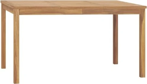 vidaXL Gartentisch Massivholz