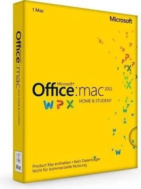 Microsoft Office 2011 Home and Student, 1 User CAL (englisch) (MAC)