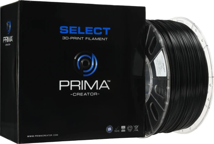 PrimaCreator PrimaSelect ABS, schwarz, Spule, 1.75mm, 1.00kg