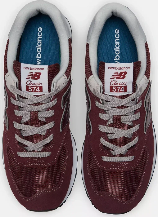 New Balance 574 Core burgundy/white