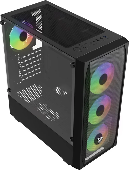 Savio Noctis Flow RGB X1, Glasfenster