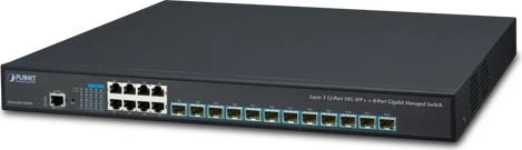 Planet XGS-6350 Rackmount 10G Managed Switch, 12x SFP+, 8x RJ-45