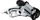 Shimano Deore XT FD-T8000-L-6 3-fach 10s Umwerfer Schelle (Top Swing) 34.9mm (IFDT8000LX6)
