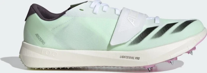 adidas Adizero TJ/PV cloud white/core black/green spark