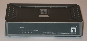 LevelOne FSW Desktop Switch, 5x RJ-45