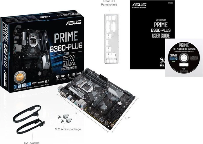 ASUS Prime B360-Plus/CSM (Intel 1151 v2)