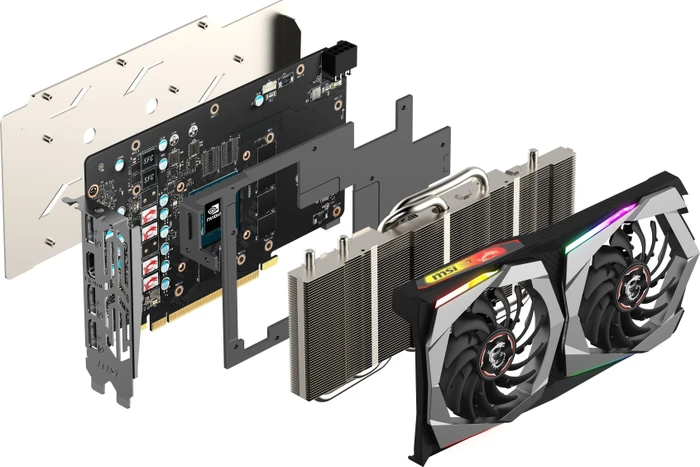 MSI GeForce GTX 1660 Gaming 6G, 6GB GDDR5, HDMI, 3x DP