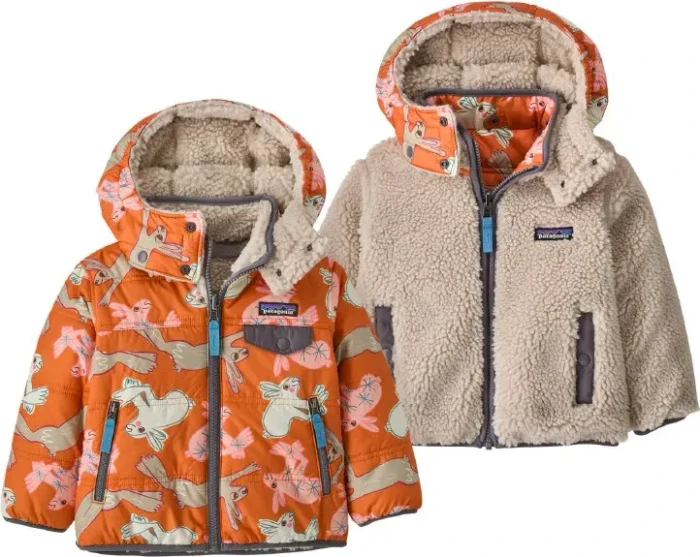 Patagonia Baby Reversible Tribbles Hoody Jacke (Junior)