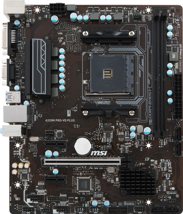 MSI A320M Pro-VD Plus (AMD AM4)