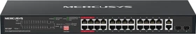 Mercusys Rackmount Gigabit Switch, 26x RJ-45, 2x SFP, 295W PoE+ (MS128GP)