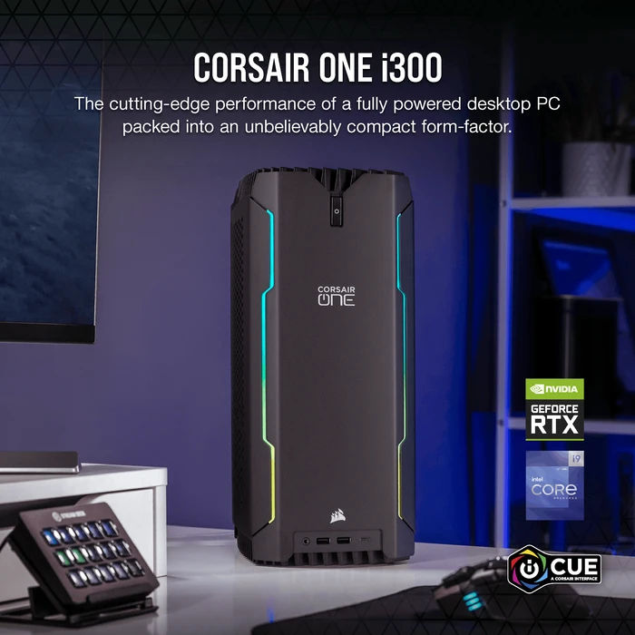 Corsair ONE i300, Core i9-12900K, 64GB RAM, 2TB SSD, GeForce RTX 3080 Ti