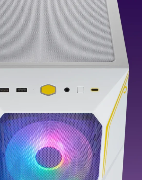 Cooler Master MasterBox TD500 Mesh V2, weiß/bunt, Glasfenster
